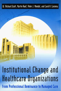 Bokomslag for "Institutional Change and Healthcare Organizations"