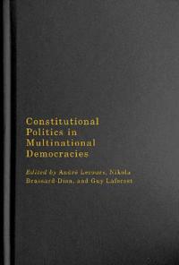 Bokomslag for "Constitutional Politics in Multinational Democracies"