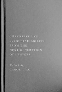 Corporate Law and Sustainability from the Next Generation of Lawyers