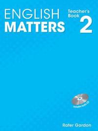 English Matters Teacher's Book 2 with CD-ROM