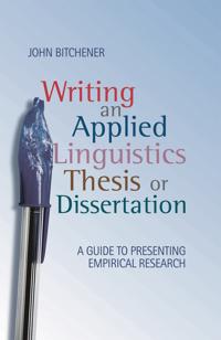 Bokomslag för "Writing an Applied Linguistics Thesis or Dissertation"