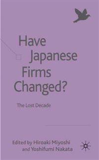 Have Japanese Firms Changed?