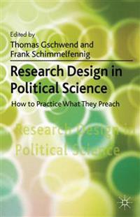 Bokomslag for "Research Design in Political Science"