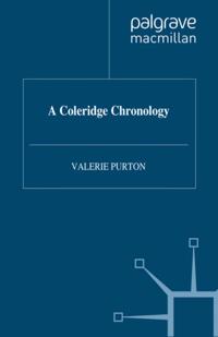 Coleridge Chronology