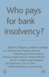 Who Pays for Bank Insolvency?