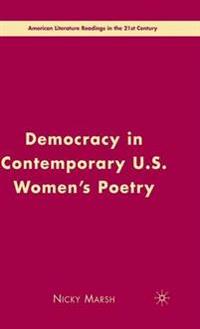 Democracy in Contemporary U.S. Women’s Poetry