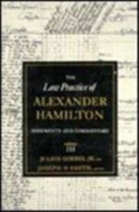 Bokomslag för "The Law Practice of Alexander Hamilton"