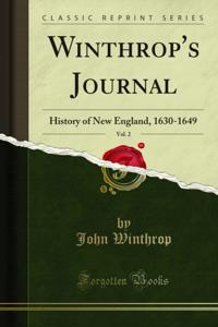 Winthrop's Journal