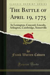 Battle of April 19, 1775