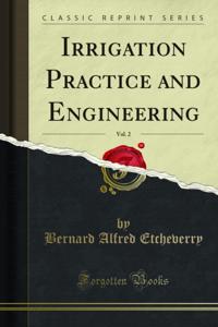 Irrigation Practice and Engineering