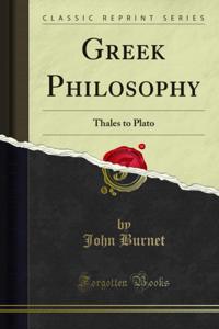 Greek Philosophy