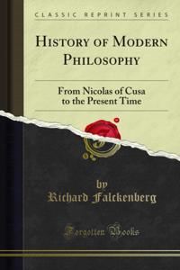 History of Modern Philosophy