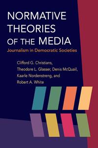 Kirjan kansi "Normative Theories of the Media"