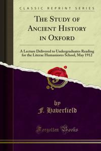 Study of Ancient History in Oxford