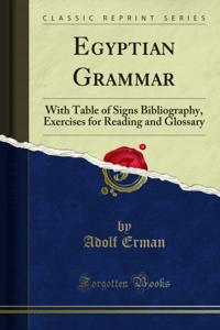 Egyptian Grammar