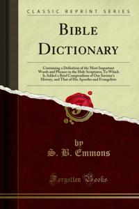Bible Dictionary