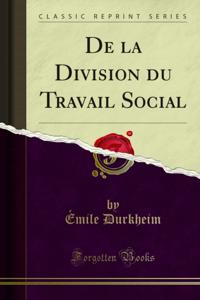 De la Division du Travail Social