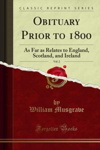 Obituary Prior to 1800