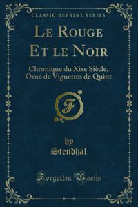 Le Rouge Et le Noir