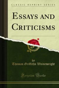 Essays and Criticisms