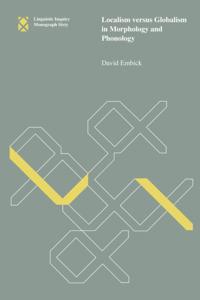 Linguistic Inquiry Monographs