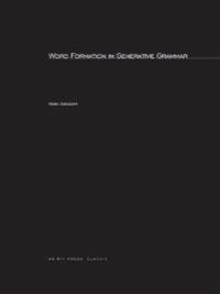Word Formation in Generative Grammar