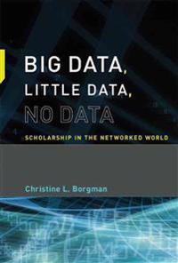 Big Data, Little Data, No Data