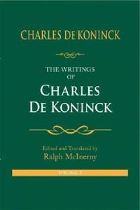 The Writings of Charles De Koninck