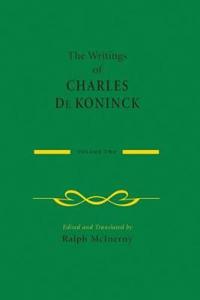 Kirjan kansi "The Writings of Charles De Koninck"