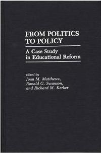 From Politics to Policy