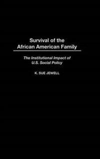 Kirjan kansi "Survival of the African American Family"