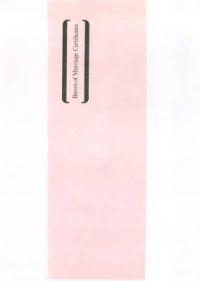 Banns of Marriage Certificate Book Mb6
