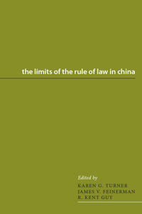 Bokomslag för "The Limits of the Rule of Law in China"