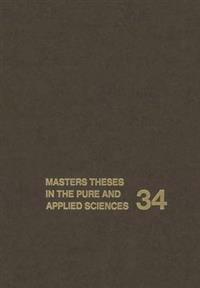 Bokomslag for "Masters' Theses in the Pure and Applied Sciences"