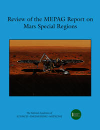Review of the MEPAG Report on Mars Special Regions
