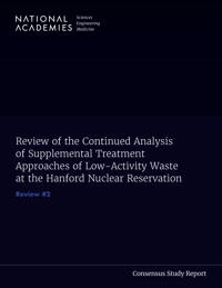 Review of the Continued Analysis of Supplemental Treatment Approaches of Low-Activity Waste at the Hanford Nuclear Reservation