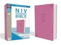 NIV, Value Thinline Bible, Leathersoft, Pink, Comfort Print