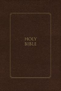 KJV, Thompson Chain-Reference Bible, Large Print, Leathersoft, Brown, Red Letter, Thumb Indexed, Comfort Print