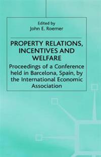 Property Relations, Incentives and Welfare
