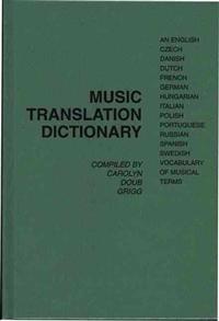 Music Translation Dictionary