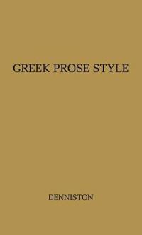 Greek Prose Style