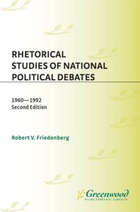 Rhetorical Studies of National Political Debates