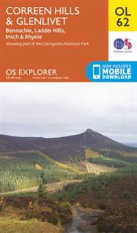 Bokomslag för "Correen Hills & Glenlivet, Bennachie & Ladder Hills, Insch & Rhynie"