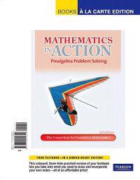 Mathematics in Action: Prealgebra Problem Solving