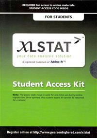 XLStat for Pearson Education Access Code Card