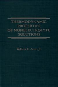 Thermodynamic Properties of Nonelectrolyte Solutions