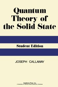 Quantum Theory of the Solid State