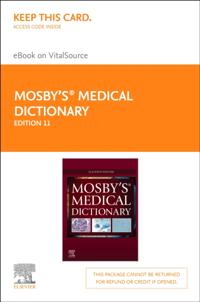 Mosby's Medical Dictionary - E-Book