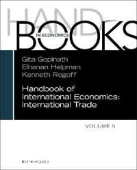 Kirjan kansi "Handbook of International Economics"