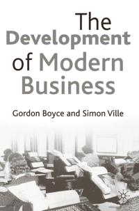 Bokomslag for "The Development of Modern Business"